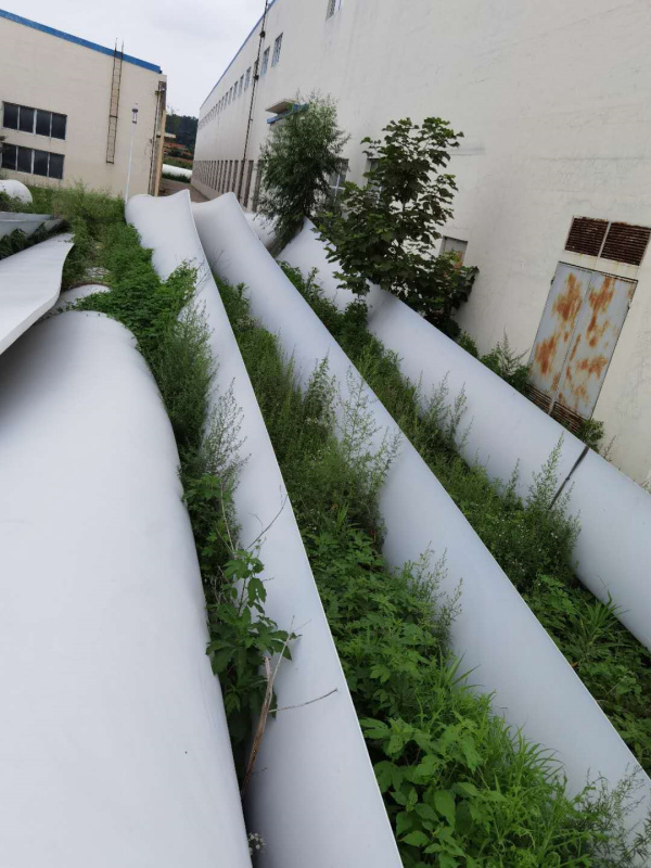 丹東退役機(jī)組、葉片處置現(xiàn)場(chǎng)