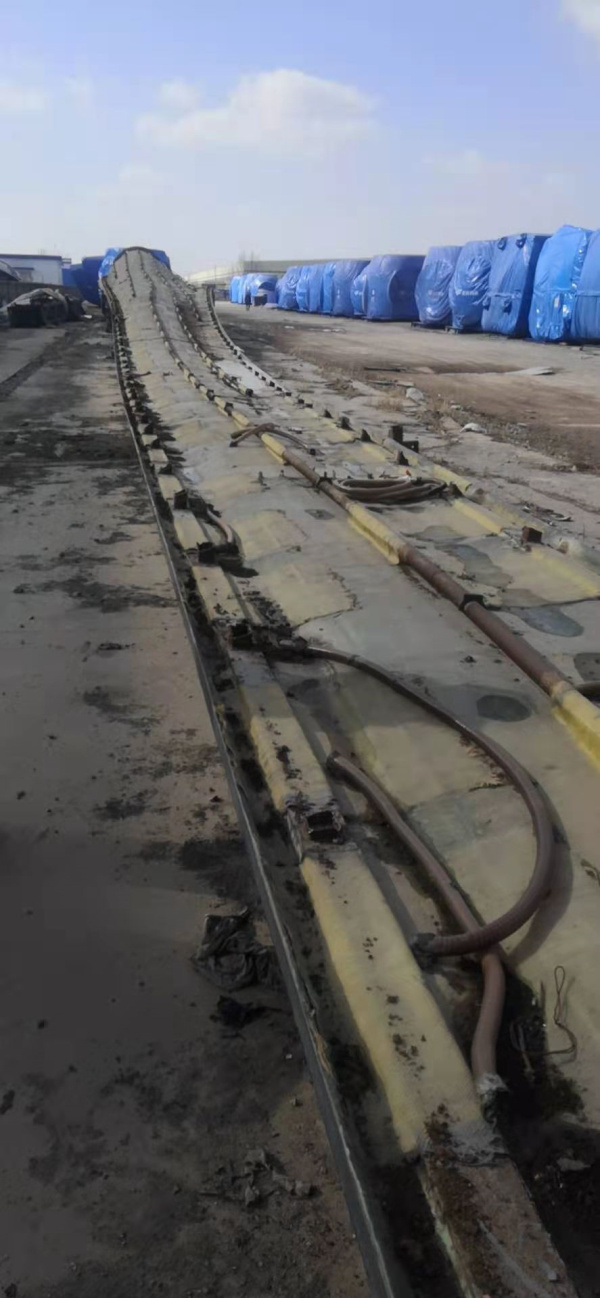 退役葉片模具施工現(xiàn)場(chǎng)