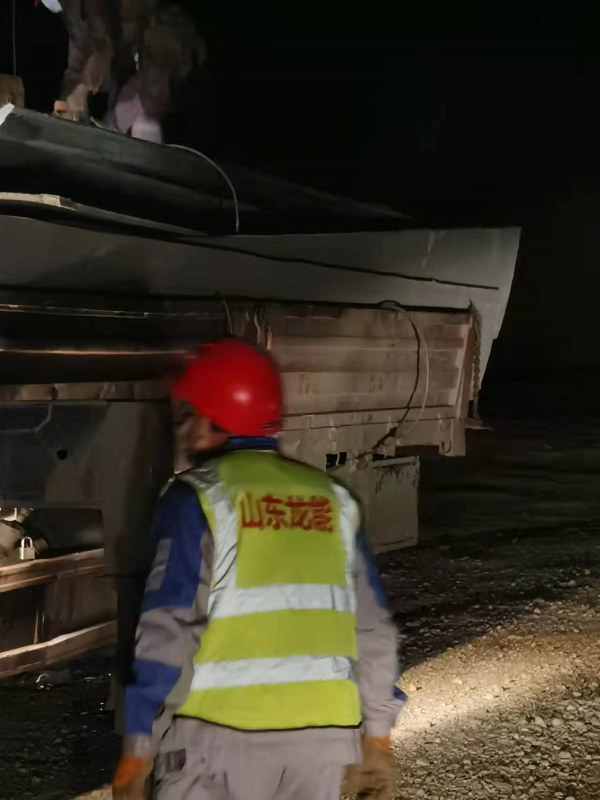 葉片回收處置現(xiàn)場